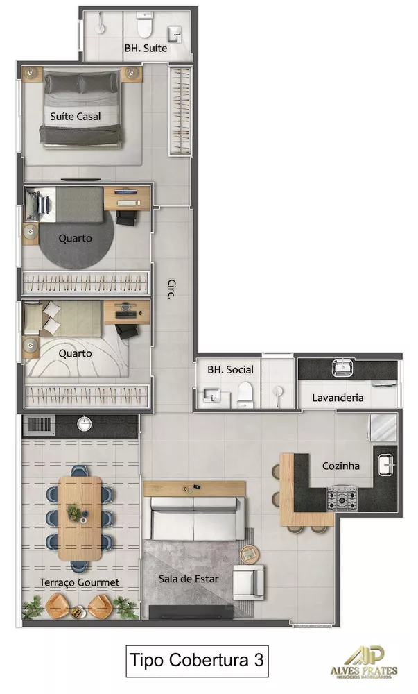 Apartamento, 3 quartos, 79 m² - Foto 17
