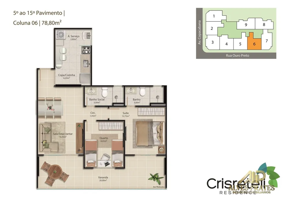 Apartamento, 2 quartos, 73 m² - Foto 22