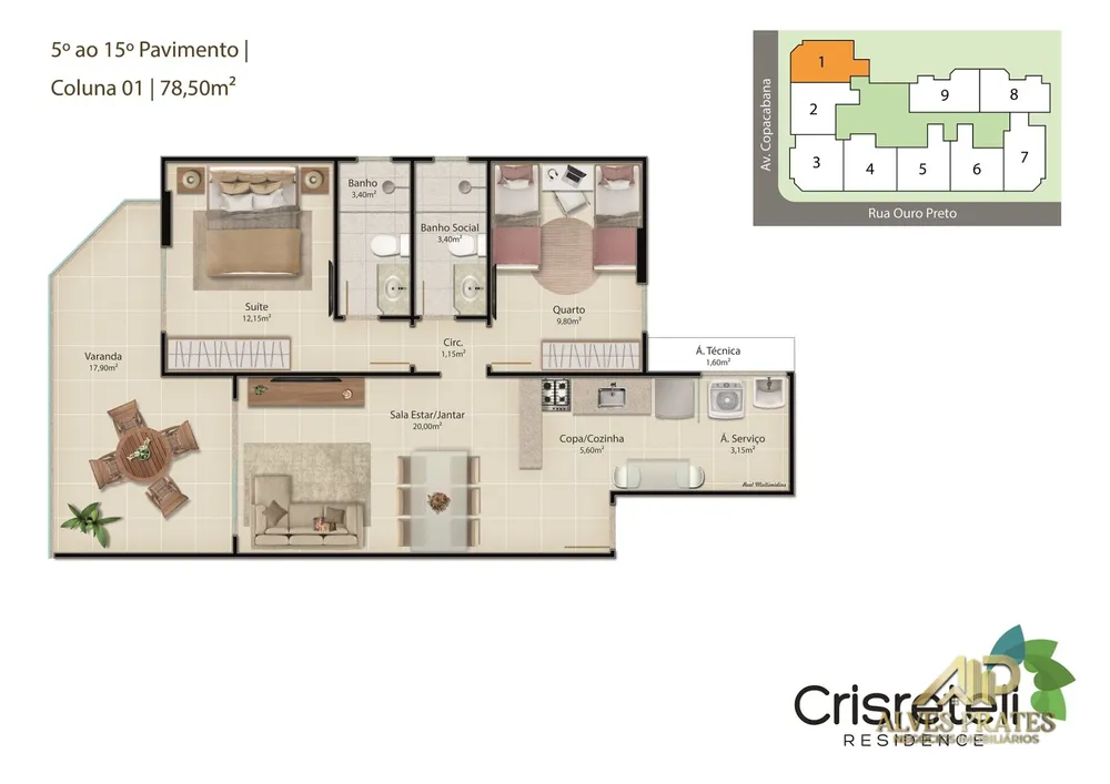 Apartamento, 2 quartos, 73 m² - Foto 18