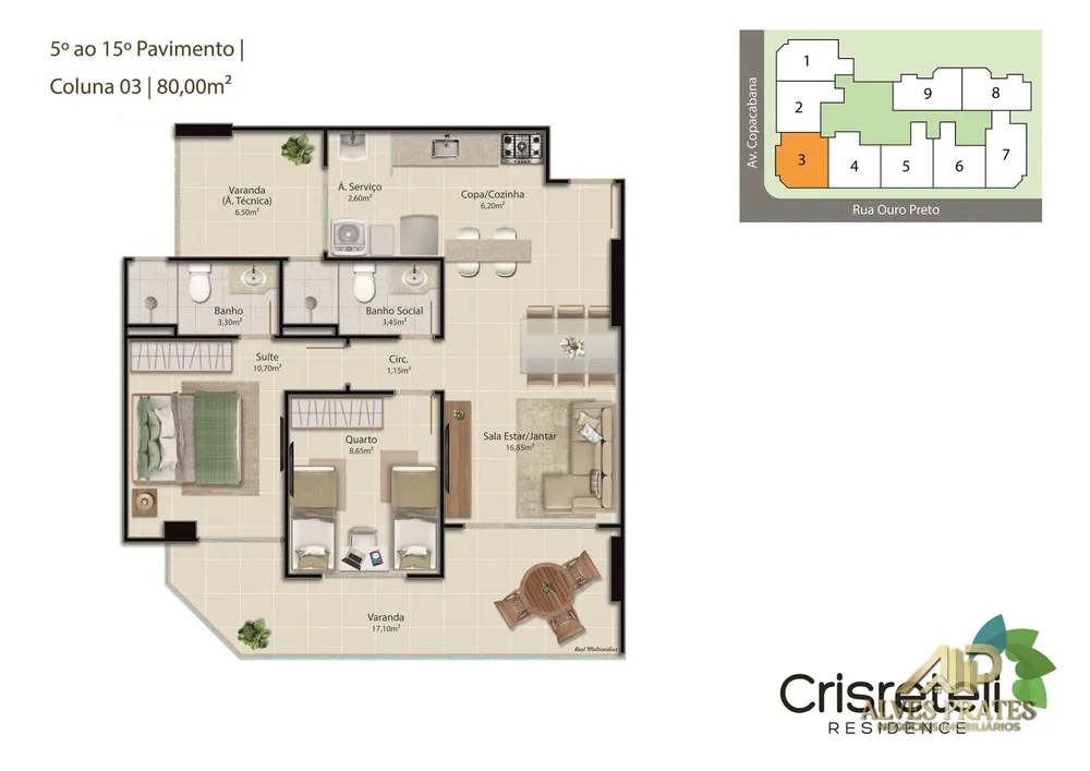 Apartamento, 2 quartos, 73 m² - Foto 20