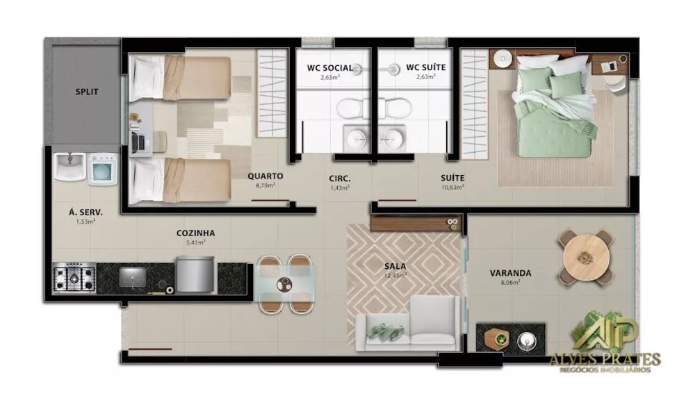 Apartamento, 2 quartos, 61 m² - Foto 19