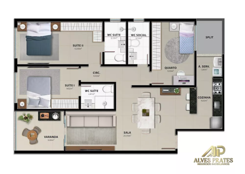 Apartamento, 2 quartos, 61 m² - Foto 21
