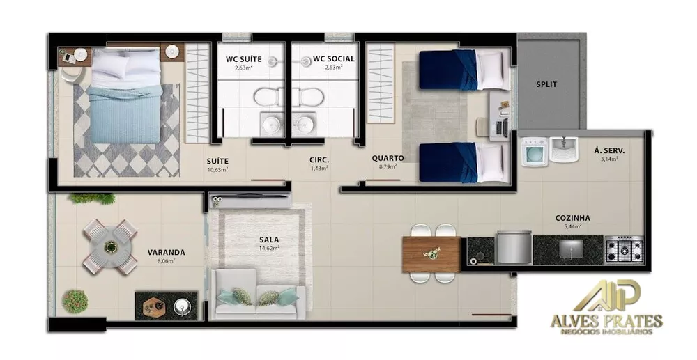 Apartamento, 2 quartos, 61 m² - Foto 17