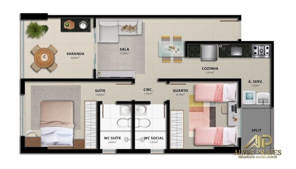Apartamento, 2 quartos, 61 m² - Foto 16