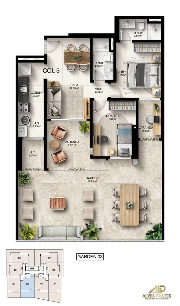 Apartamento, 2 quartos, 62 m² - Foto 6