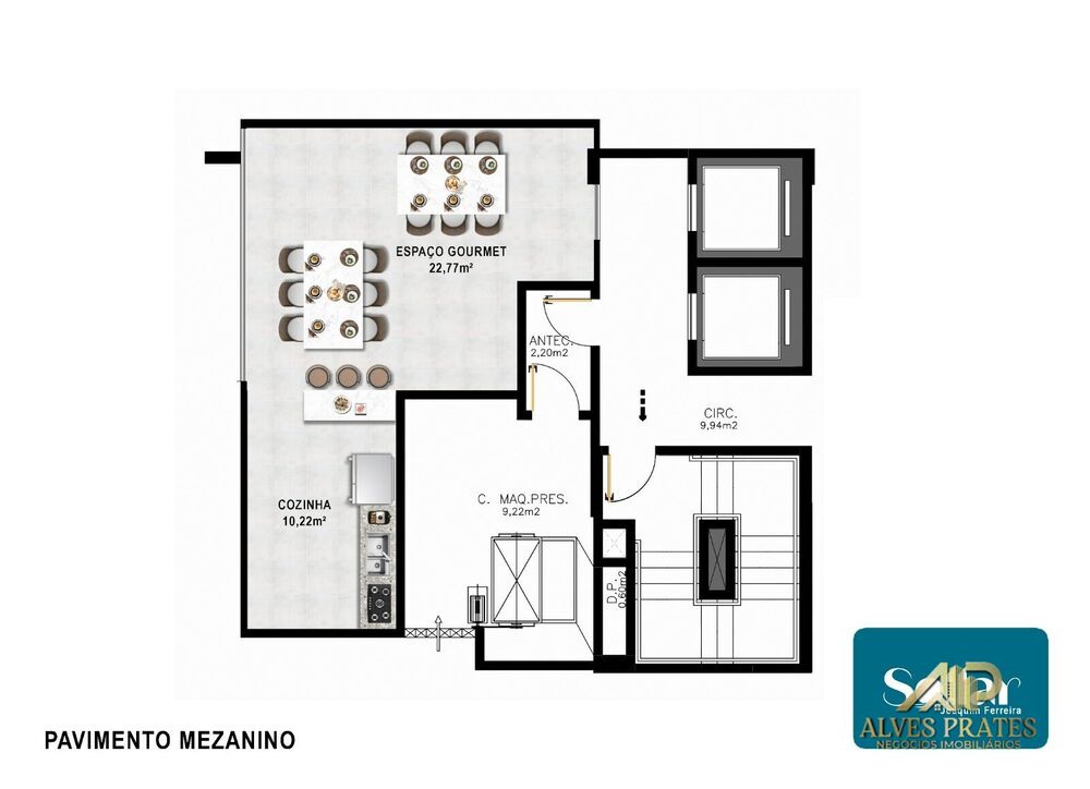 Apartamento, 1 quarto, 33 m² - Foto 18