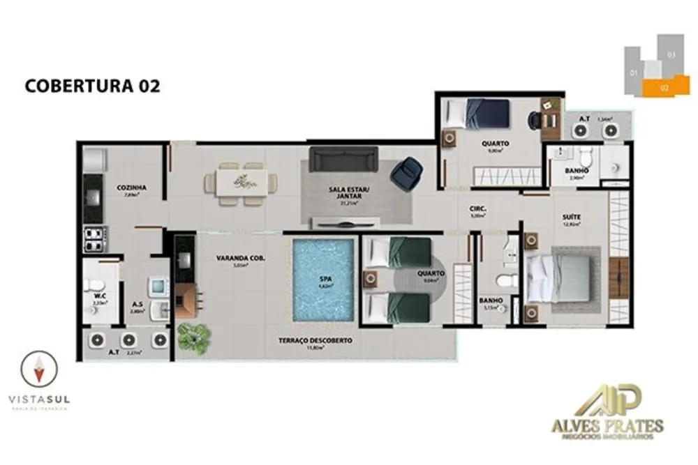 Apartamento, 2 quartos, 60 m² - Foto 13