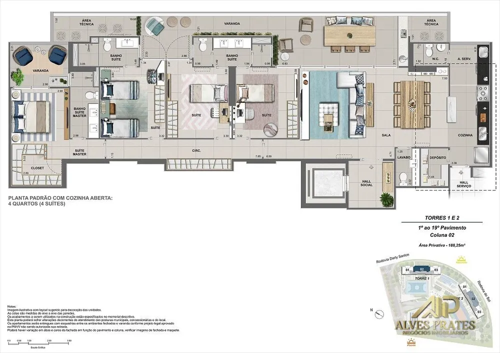 Apartamento, 4 quartos, 147 m² - Foto 25
