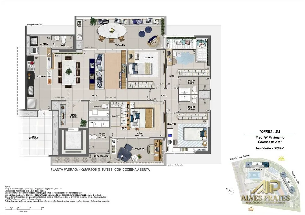 Apartamento, 4 quartos, 147 m² - Foto 26