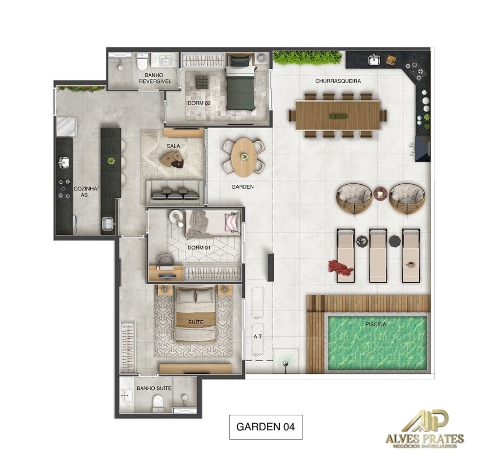 Apartamento, 2 quartos, 55 m² - Foto 12