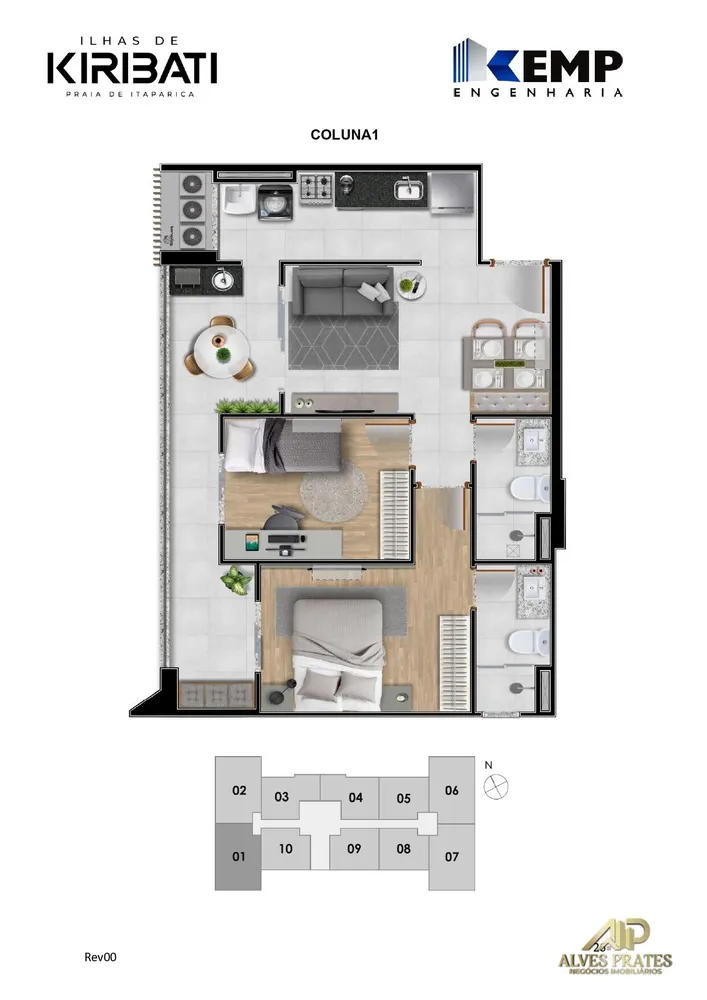Apartamento, 1 quarto, 42 m² - Foto 21