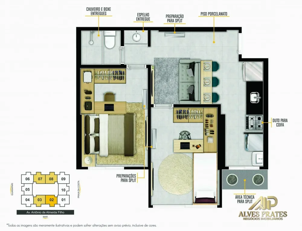 Apartamento, 2 quartos, 60 m² - Foto 23