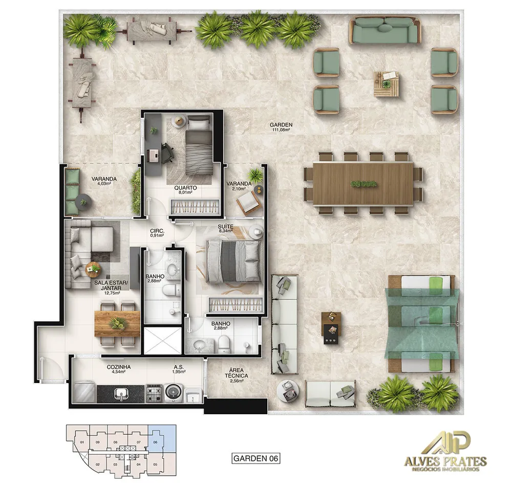Apartamento, 2 quartos, 56 m² - Foto 25