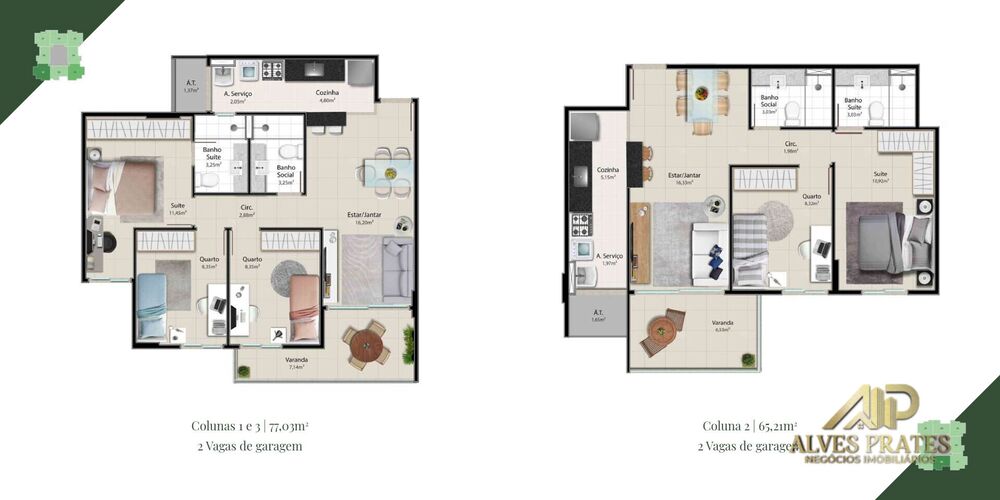 Apartamento, 2 quartos, 65 m² - Foto 8