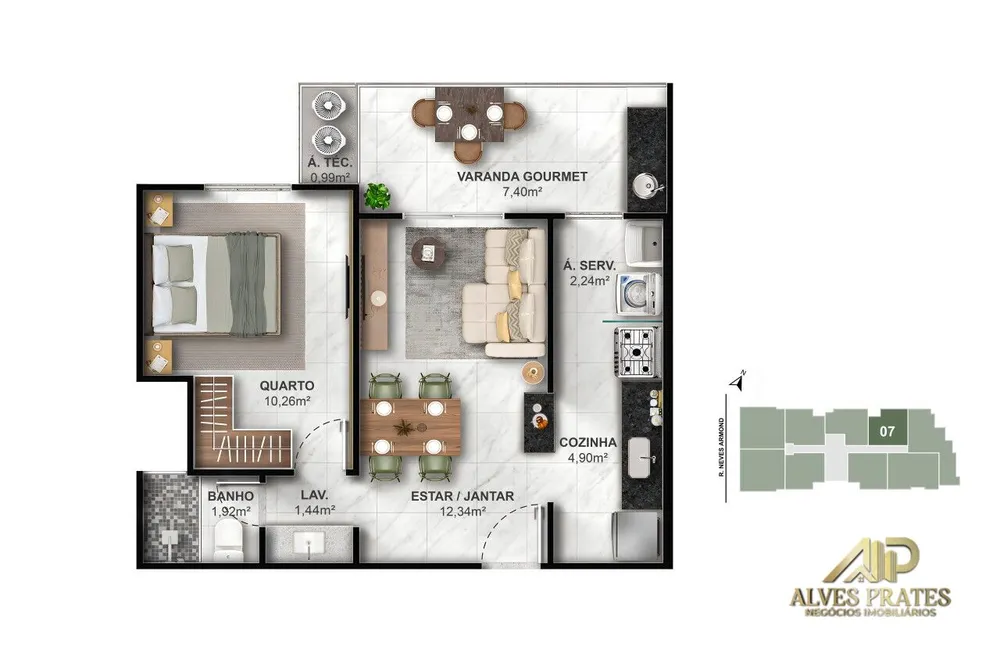 Apartamento, 2 quartos, 63 m² - Foto 16