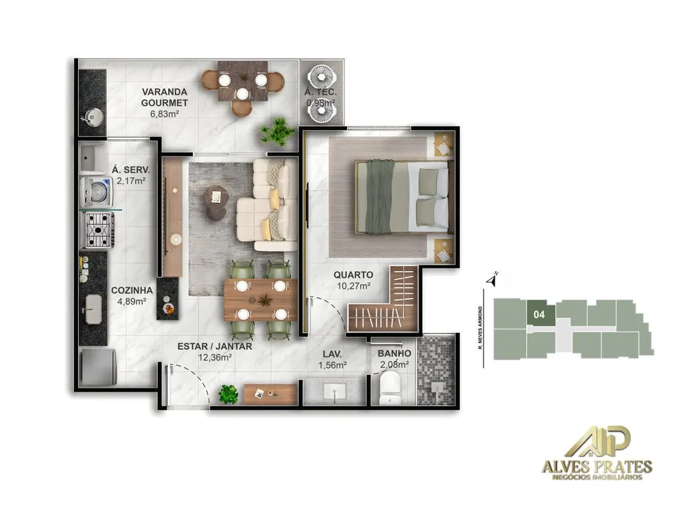Apartamento, 2 quartos, 63 m² - Foto 13