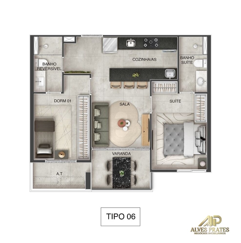 Apartamento, 3 quartos, 73 m² - Foto 19