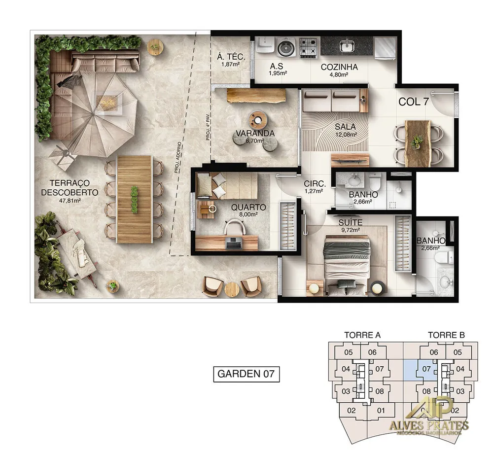 Apartamento, 2 quartos, 59 m² - Foto 16
