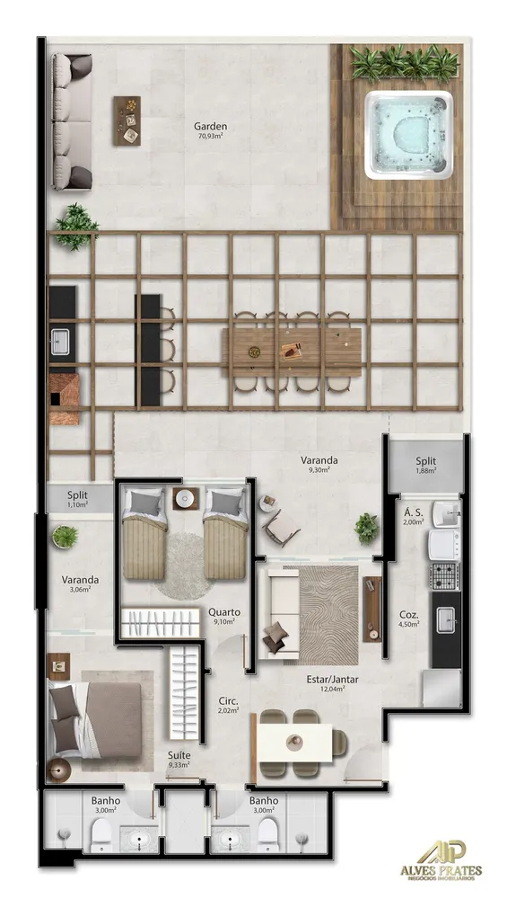 Apartamento, 2 quartos, 66 m² - Foto 15