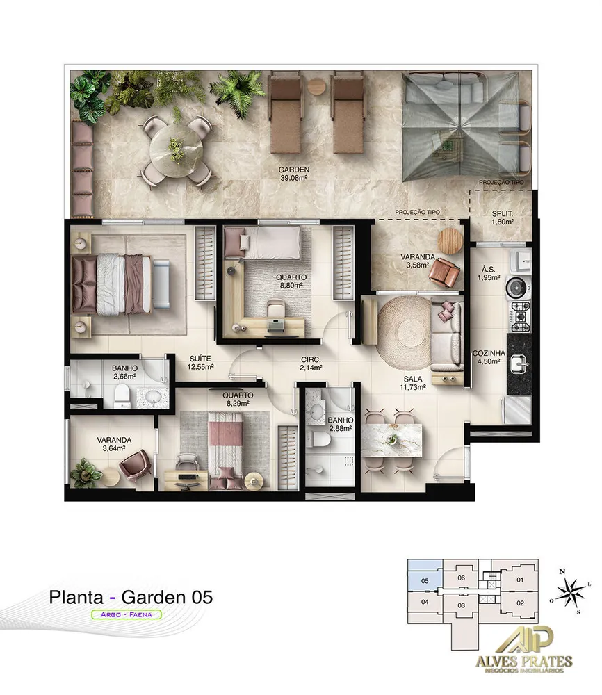 Apartamento, 3 quartos, 95 m² - Foto 4