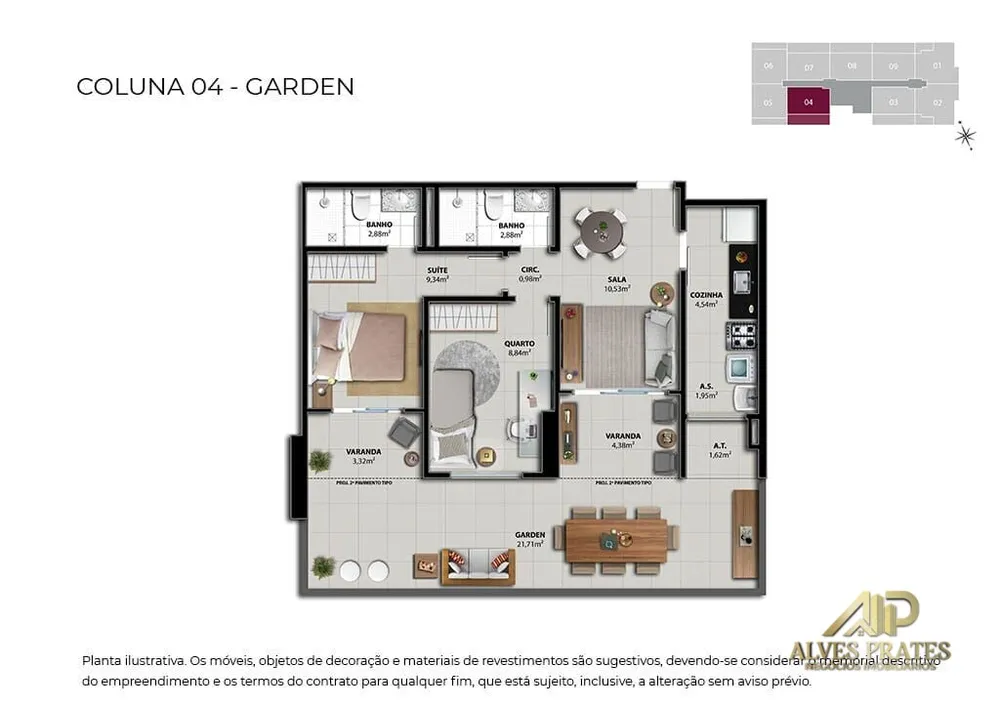 Apartamento, 2 quartos, 61 m² - Foto 23