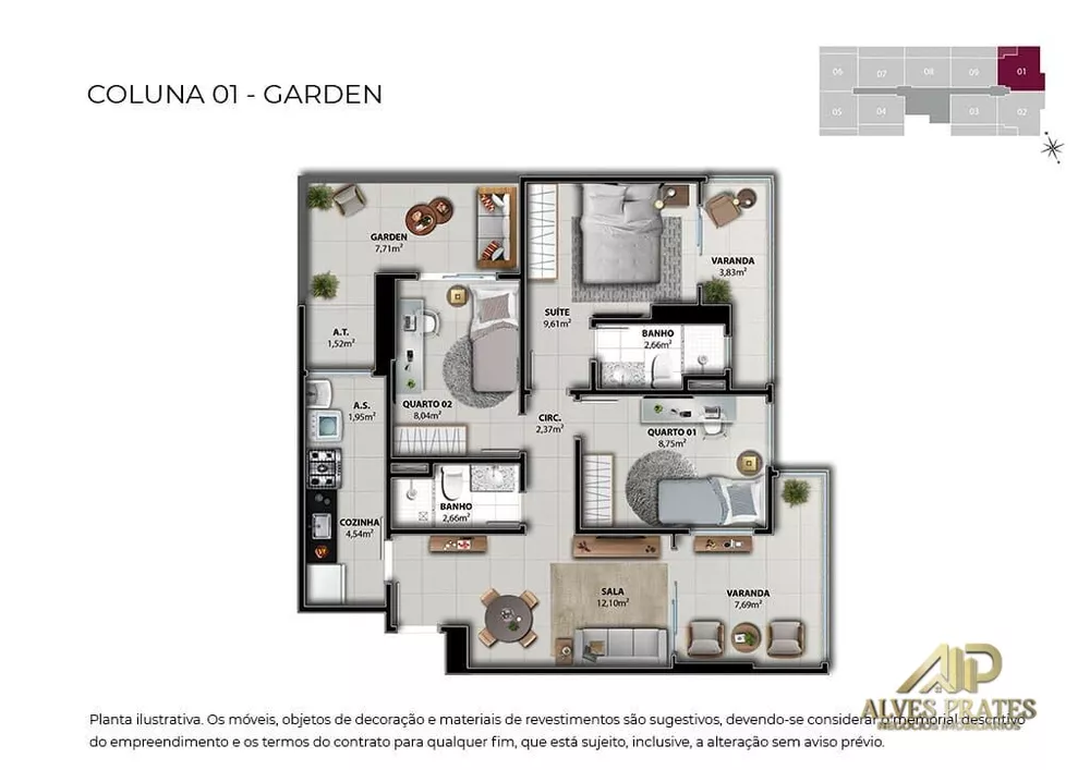 Apartamento, 2 quartos, 61 m² - Foto 15