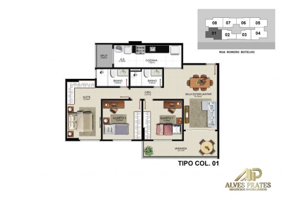 Apartamento, 3 quartos, 93 m² - Foto 15