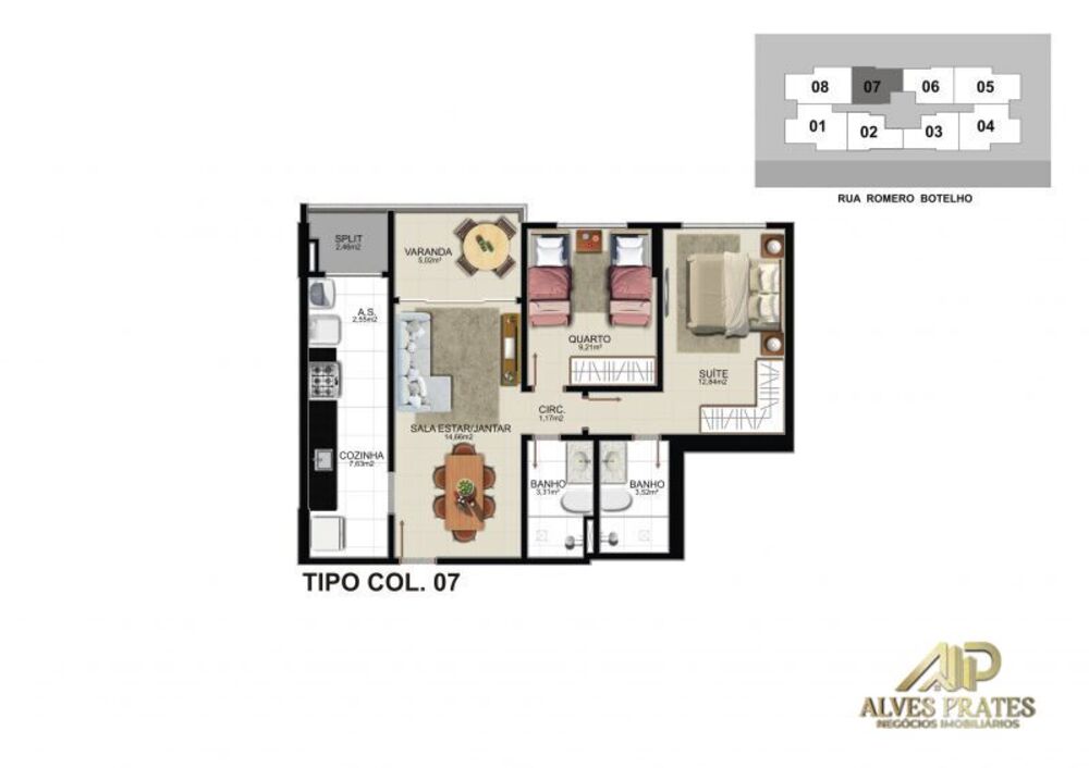 Apartamento, 3 quartos, 93 m² - Foto 11