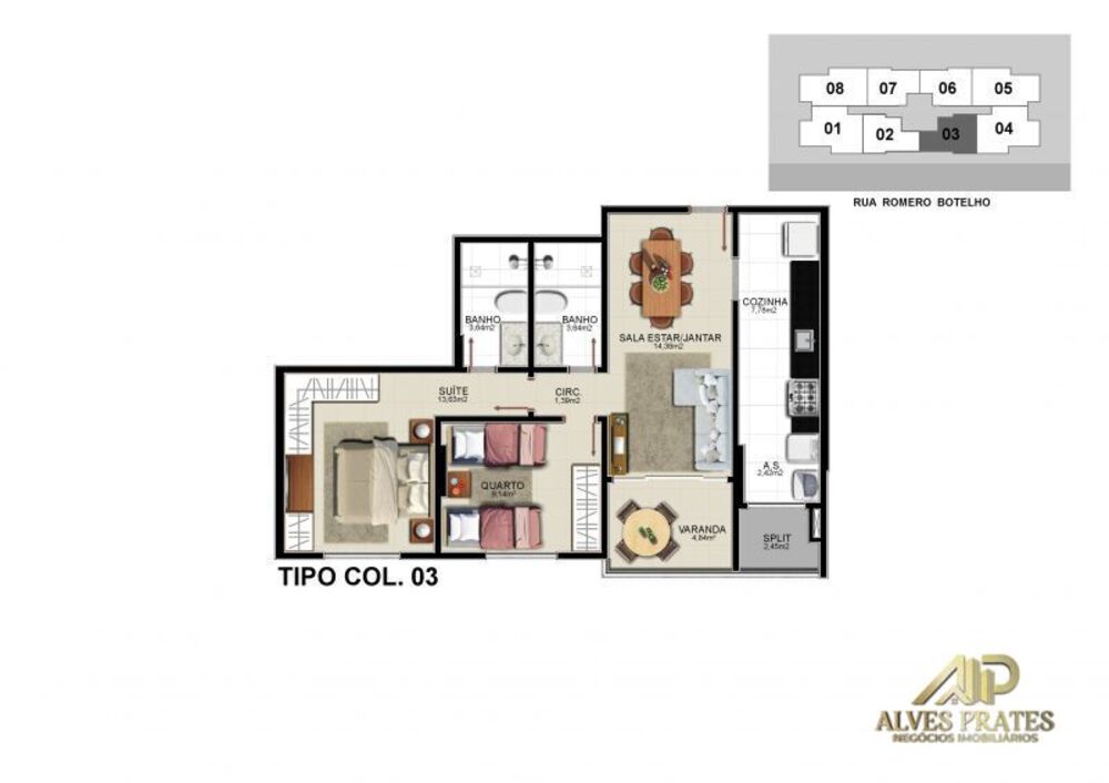 Apartamento, 3 quartos, 93 m² - Foto 13