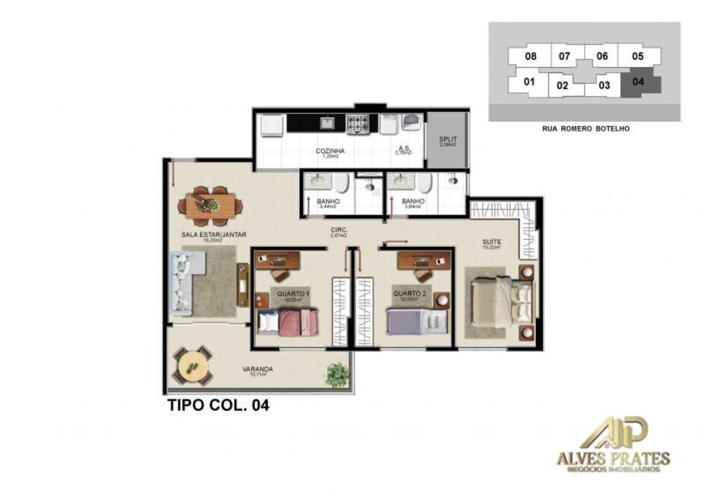 Apartamento, 3 quartos, 93 m² - Foto 4