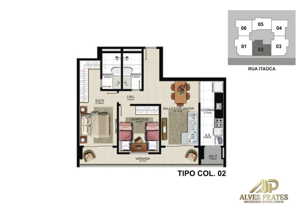 Apartamento, 3 quartos, 85 m² - Foto 12