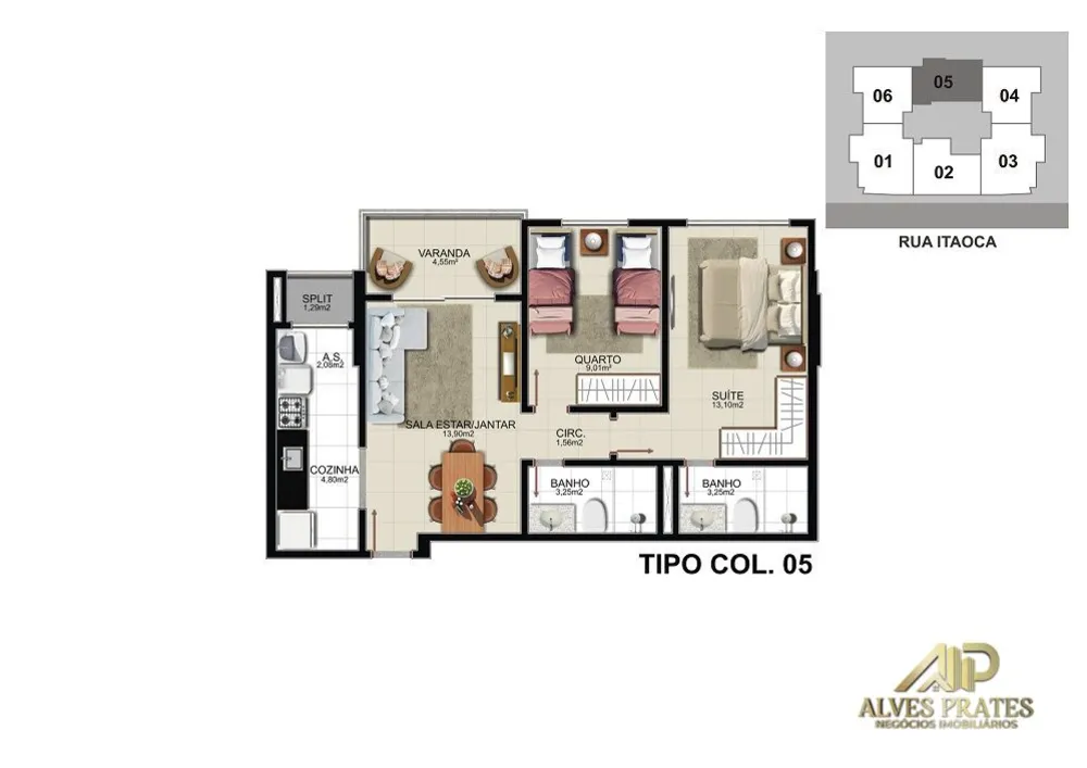 Apartamento, 3 quartos, 85 m² - Foto 15