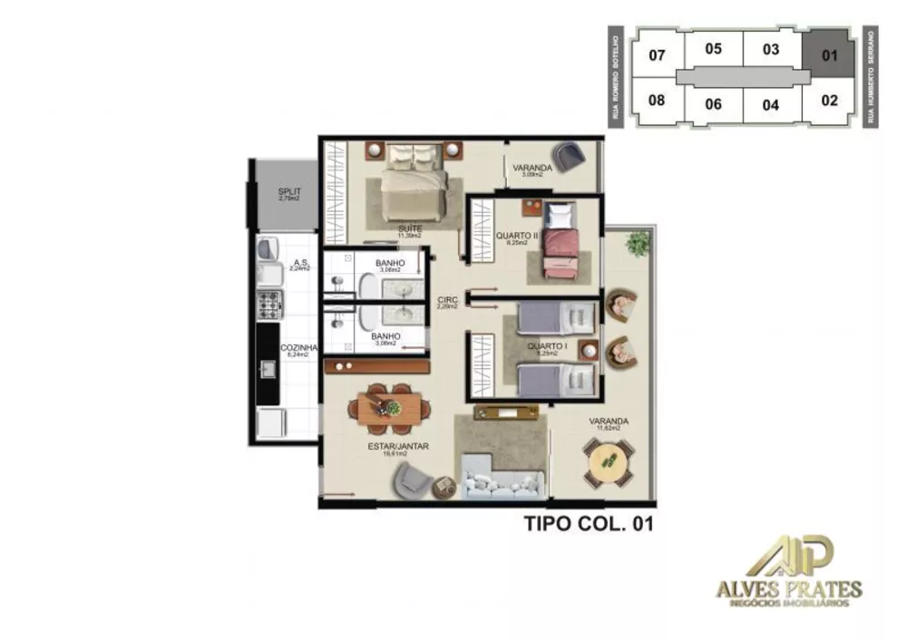 Apartamento, 3 quartos, 82 m² - Foto 19