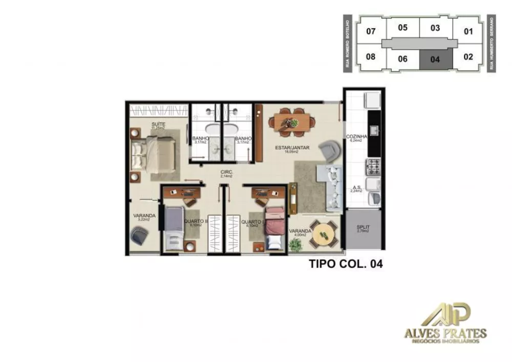 Apartamento, 3 quartos, 82 m² - Foto 16