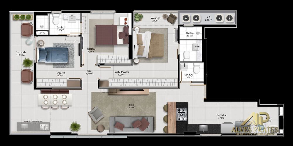 Apartamento, 3 quartos, 165 m² - Foto 28