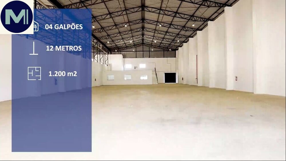 Depósito-Galpão, 1100 m² - Foto 1
