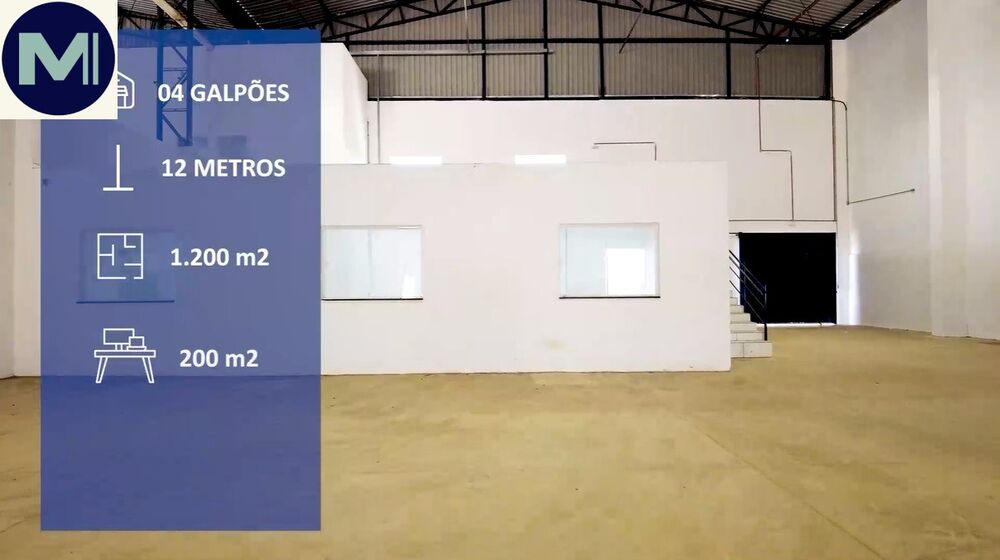 Depósito-Galpão, 1100 m² - Foto 2