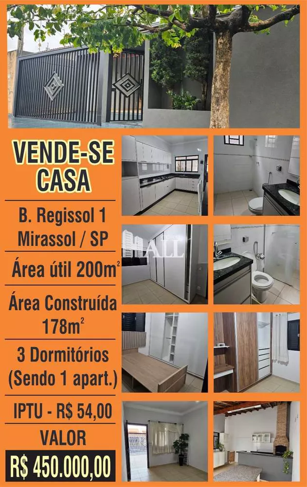 Casa à venda com 3 quartos, 178m² - Foto 1