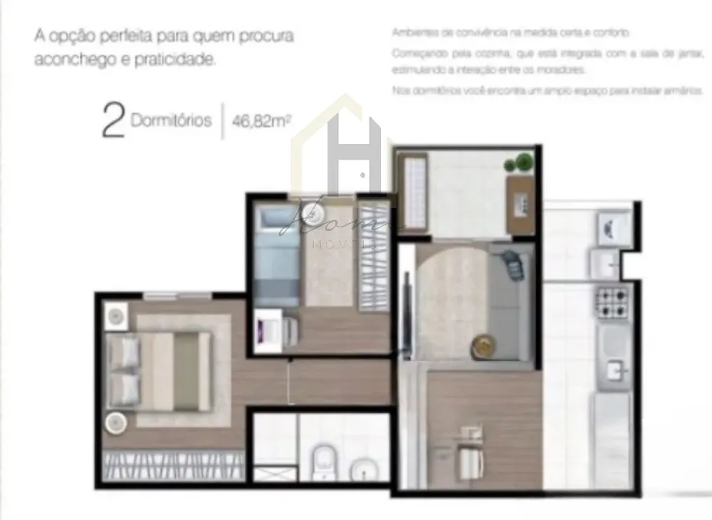 Apartamento, 3 quartos, 57 m² - Foto 18