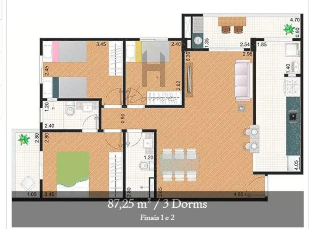 Apartamento, 3 quartos, 89 m² - Foto 14