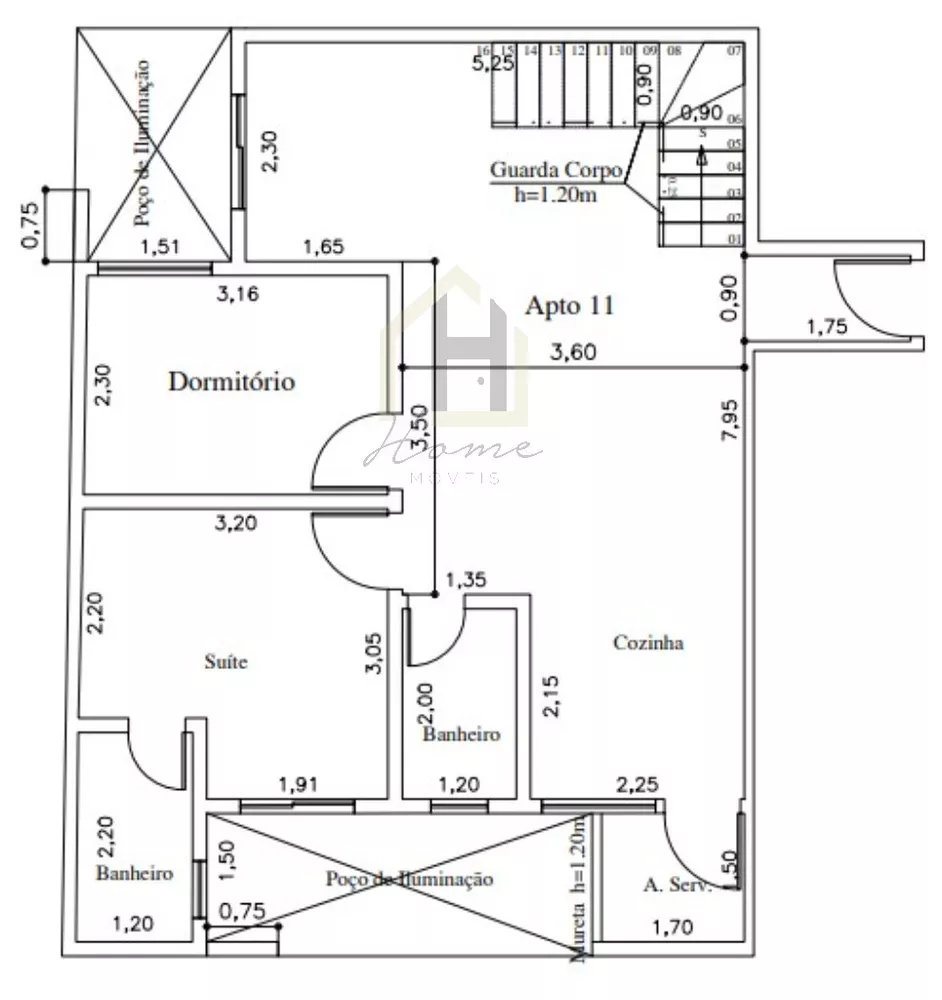 Cobertura, 2 quartos, 121 m² - Foto 5