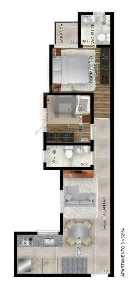 Cobertura, 2 quartos, 91 m² - Foto 14