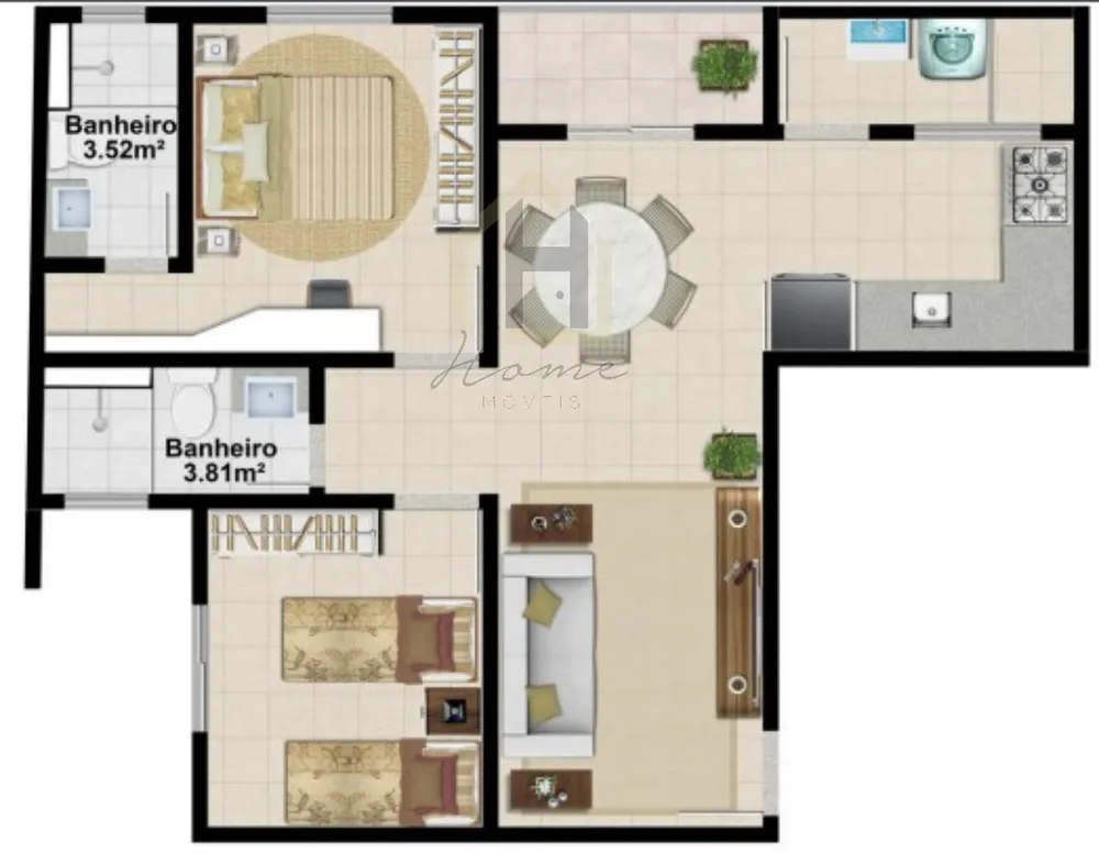 Apartamento, 2 quartos, 64 m² - Foto 19