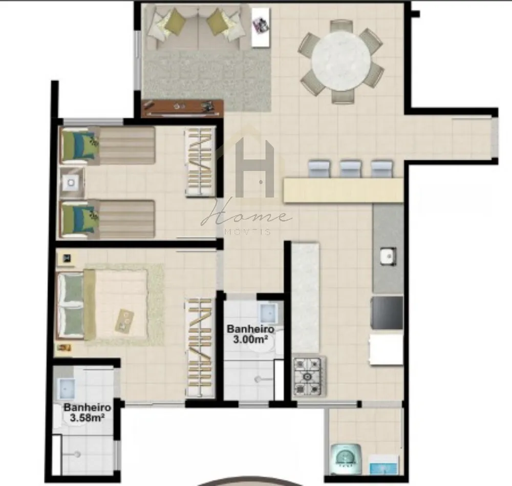 Apartamento, 2 quartos, 64 m² - Foto 18