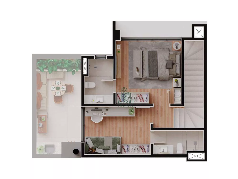 Apartamento, 1 quarto, 34 m² - Foto 8