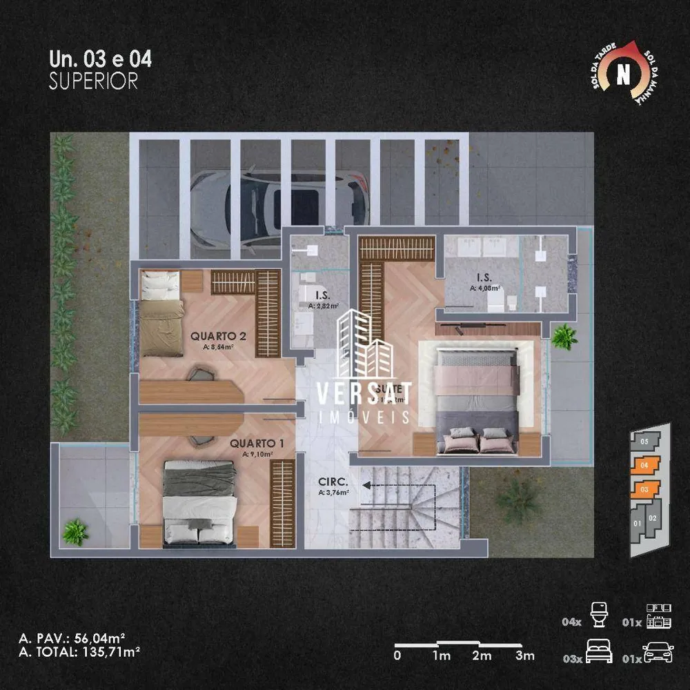 Sobrado, 3 quartos, 135 m² - Foto 11