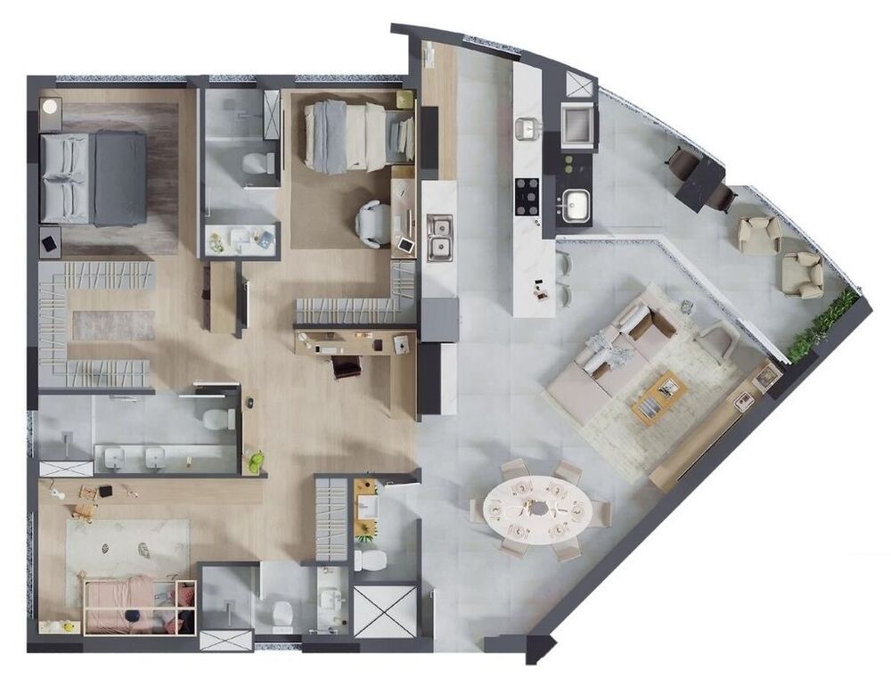 Cobertura à venda com 3 quartos, 228m² - Foto 2