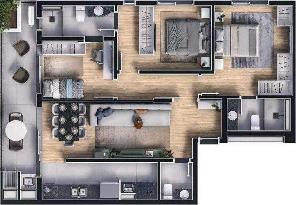 Apartamento, 2 quartos, 66 m² - Foto 5