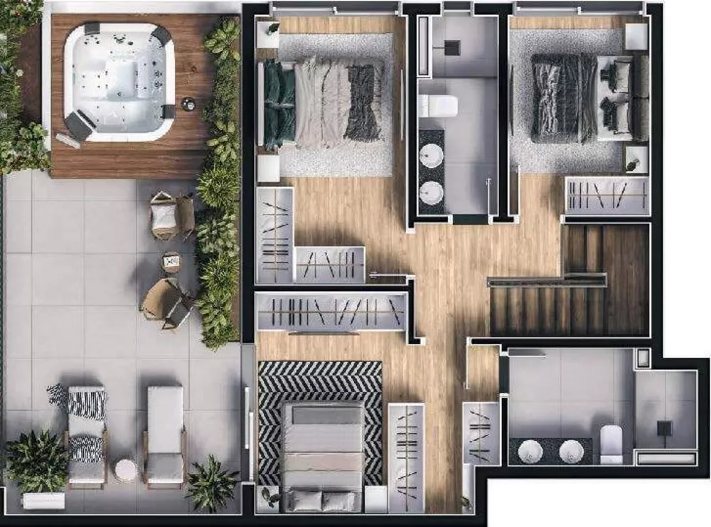 Apartamento, 2 quartos, 66 m² - Foto 8