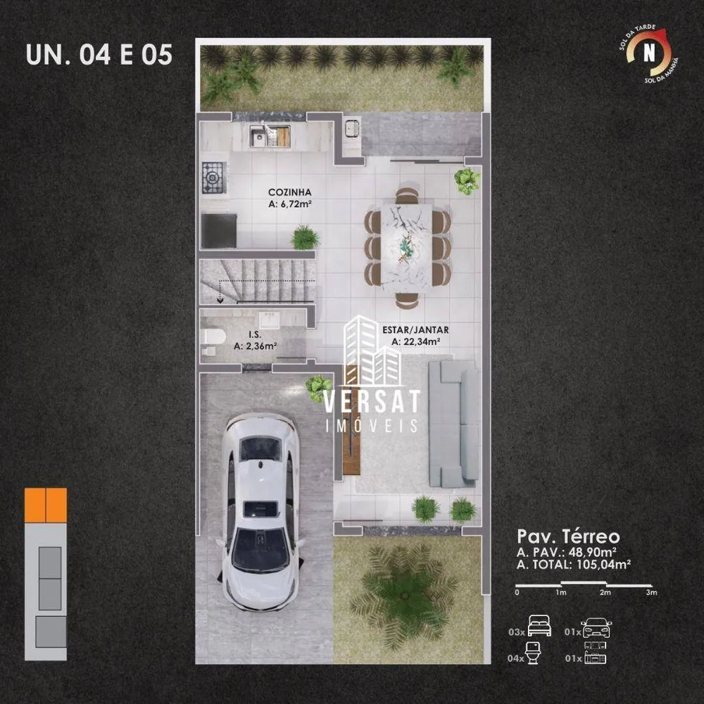 Sobrado, 3 quartos, 105 m² - Foto 12